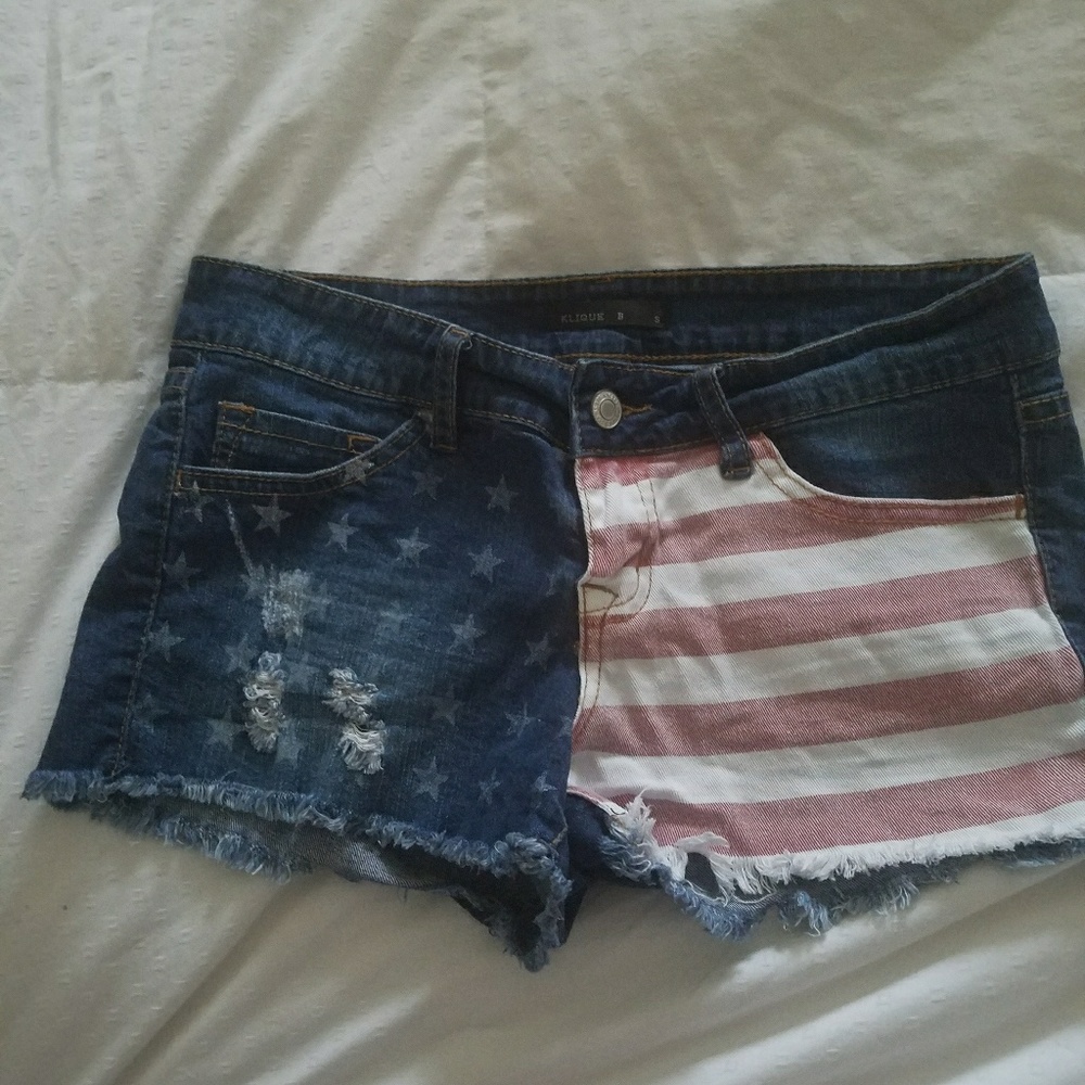 American flag shorts